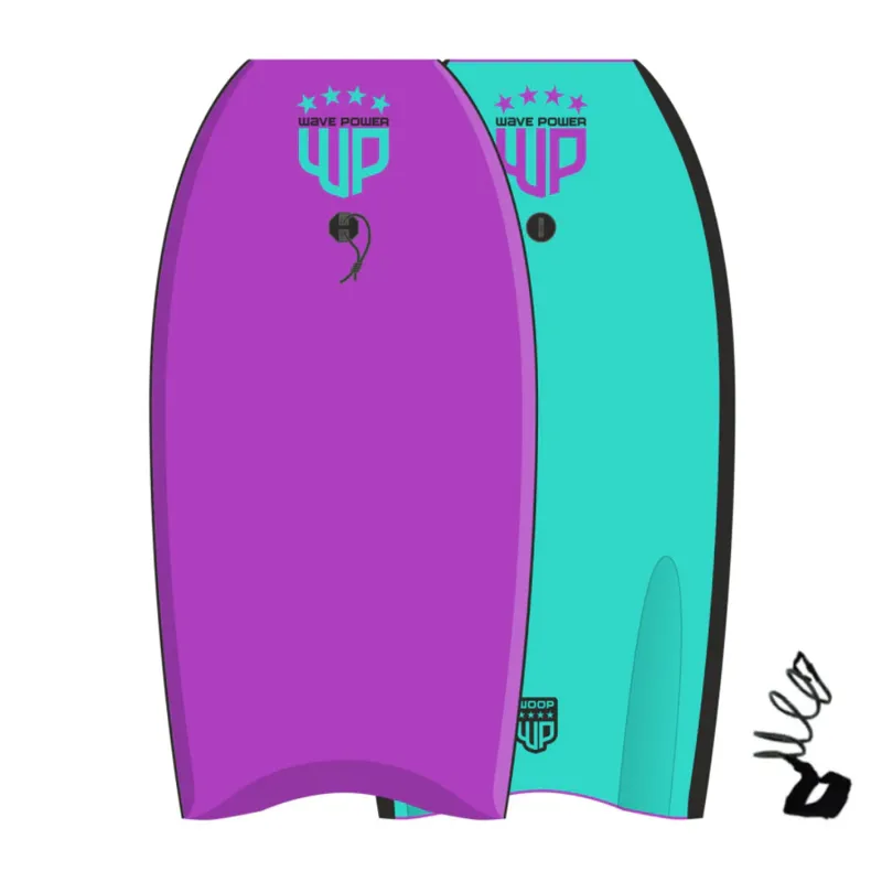 Wave Power Woop in Purple / Teal 33 and 39 Inch